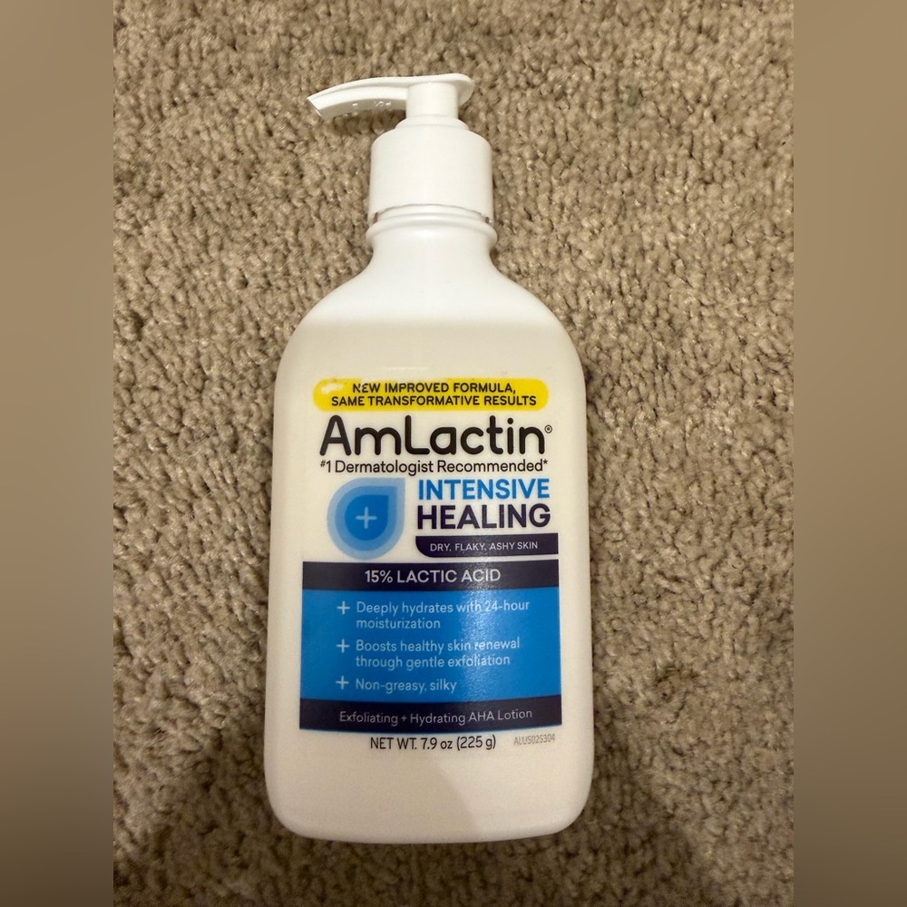 “New” Amlactin Fragrance-Free Moisturizing Lotion 7.9oz